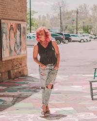 Peplum Tank Top & Tomgirl Jeans: Worldwide Support Network