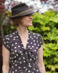 Vintage Dotty Dress and a Summer Trilby