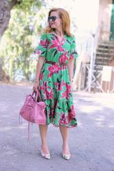 The best dress for Summer is floral and green