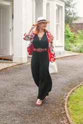 How to Style a Black Jumpsuit in the Summer #iwillwearwhatilike