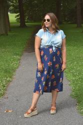 Madewell Skirt: Styled Three Ways