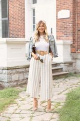 Striped Wide Leg 