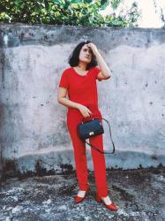 A RED MONOCHROME SUMMER OUTFIT TO TRY