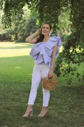 My Favorite Summer Color Combination | Blue + White
