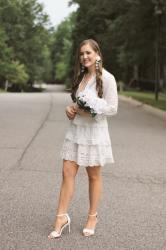 Tiered, Eyelet Dress