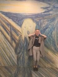 Munch in Tretyakov Gallery, Moscow