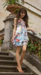 Not a gipsy type? Then wear this dress for your next garden party