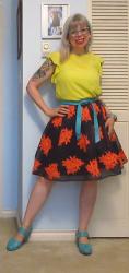 Bigass Weekend Wrap-Up: Neon Friday; Mini Shopping Dress; Ginormous Skirt Winesday