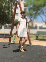 Lookiero Junio: Vestido blanco calado