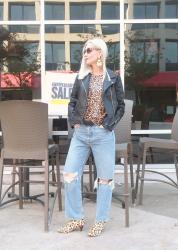 Leopard Tee & Dad Jeans – Nordstrom Anniversary Sale