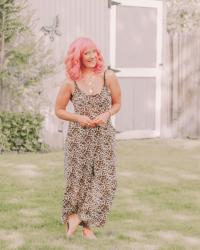 Leopard Jumpsuit & Nude Sandals: Appreciate The Moment