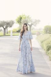 Blue maxi dress 