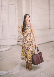 A Floral Dress That’ll Take You From Summer to Fall