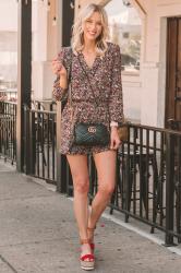$10 Floral Romper That Fits a Tall Girl