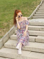 Patterned Maxi Summer Dress