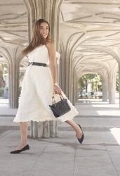 White Midi Dress For Summer