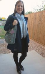 Weekday Wear Linkup! Coordinating Scarves and Bags: Alexander McQueen and Balenciaga with Cosy Knits and Pencil Skirts