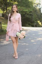 Pink Wrap Dress