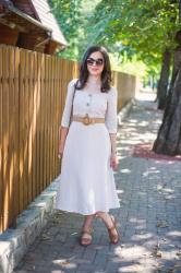 Lady like - the midi linen dress