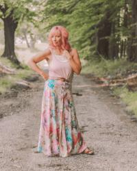 Floral Print Maxi Skirt & Tank Top: Roundup Of Randomness