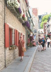 Quebec City & a Versatile Leopard Dress