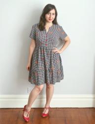 Gingham Myosotis Dress