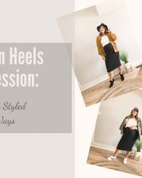 Style Session: Black Midi Skirt Styled 4 Ways