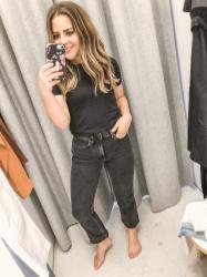 Everlane fall/denim try-on.