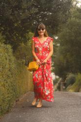 Maxi dress et fleurs