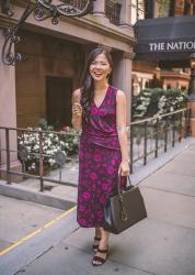 Fuschia & Plum Work Dress