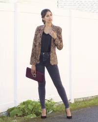 Styling a Leopard Blazer 