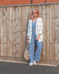 Styling a Summer Jumpsuit in Autumn (With Some Serious Pattern Mixing) #iwillwearwhatilike