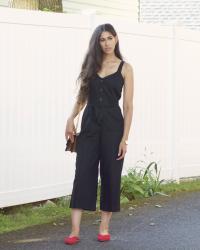 Transitioning into Fall with a Linen Jumpsuit 