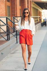 High-Waisted Shorts You Can Wear This Fall