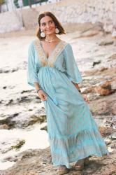 Vestido boho chic de Ibiza