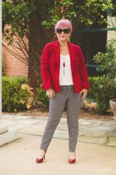 Red Blazer – 9 to 5 Style