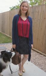 Weekday Wear Linkup - Textured Pencil Skirts and Jewel Toned Blouses For The Office