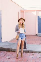 4 Ways I’m Wearing My Denim Shorts for “Fall”