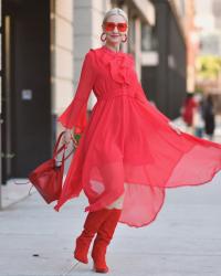 All Red at NYFW!