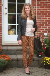 Leopard Pants for Work, Date Night, & Casually & Confident Twosday Linkup 