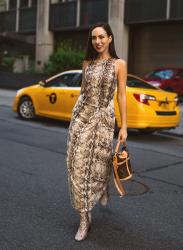 Making the Fall Snakeskin Trend Sophisticated in Neutrals
