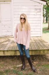 Cozy Blush Sweater