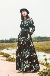 Floral Printed Maxi Dress