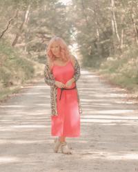 Red Slip Dress & Snake Print Cardigan: A Metaphor For Life