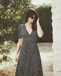 The Millefleurs Wrap Dress in Provence
