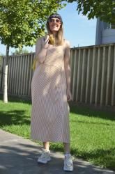 Striped Yellow Dress