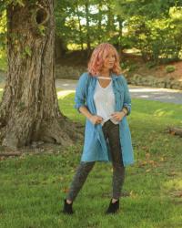 Chambray Shirtdress & Camo Jeans: Held Accountable