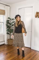 10 ways to style the J.Crew Factory leopard print dress.