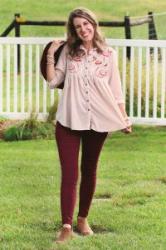 Thursday Fashion Files Link Up #231 – Cozy & Gorgeous Boho Chic Look for the Fall