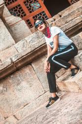 Delhi Street Style, Safety Facts and My Sporty Denim Look